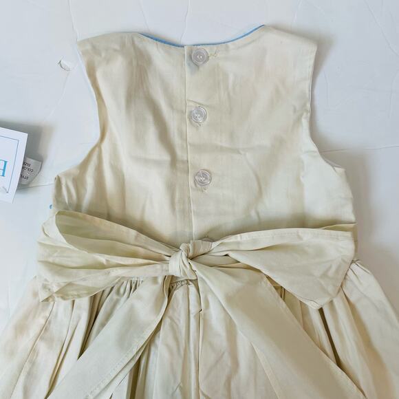 NWT Bailey Boys Size 6X Heritage Blue Floral Empire Dress - Picture 4 of 7